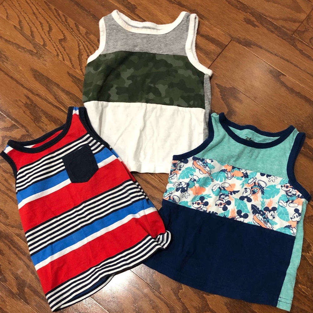 Boys tank tops 12 months lot of 3